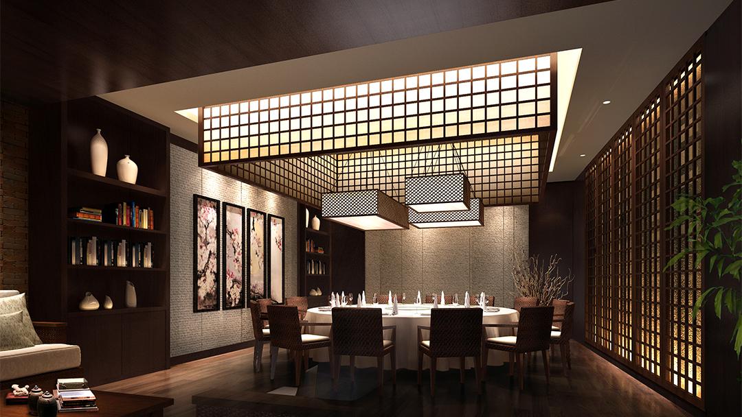 杭州養(yǎng)生火鍋餐飲店裝修設計