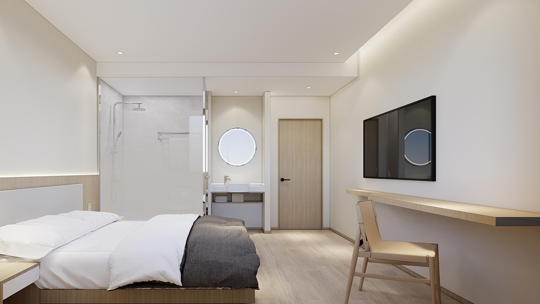 杭州極簡風酒店裝修設計