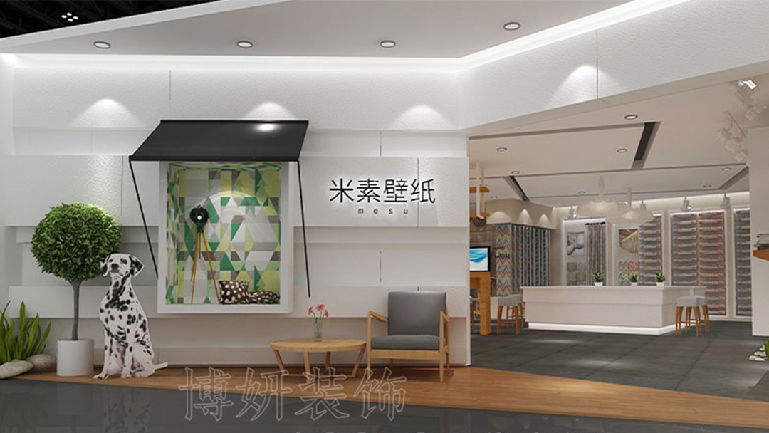 杭州家居軟裝飾展廳裝修設計