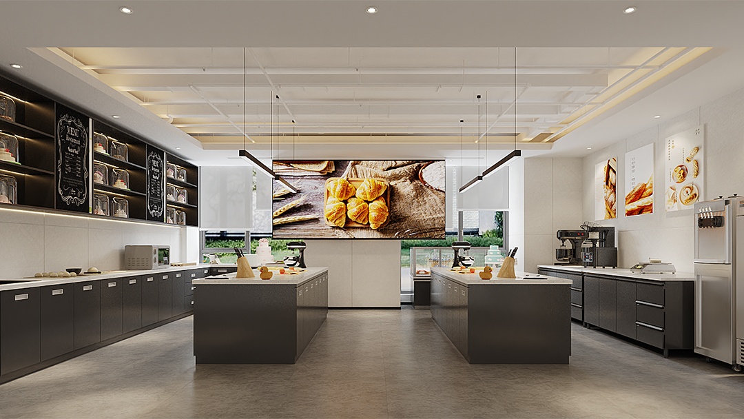 杭州烘焙培訓機構裝修設計