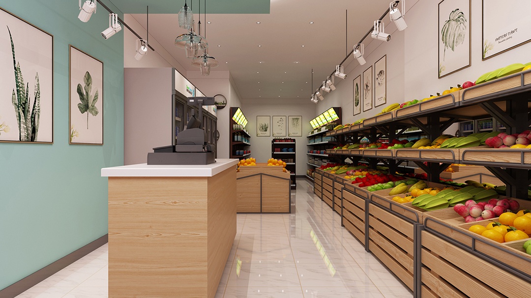 杭州社區超市裝修設計