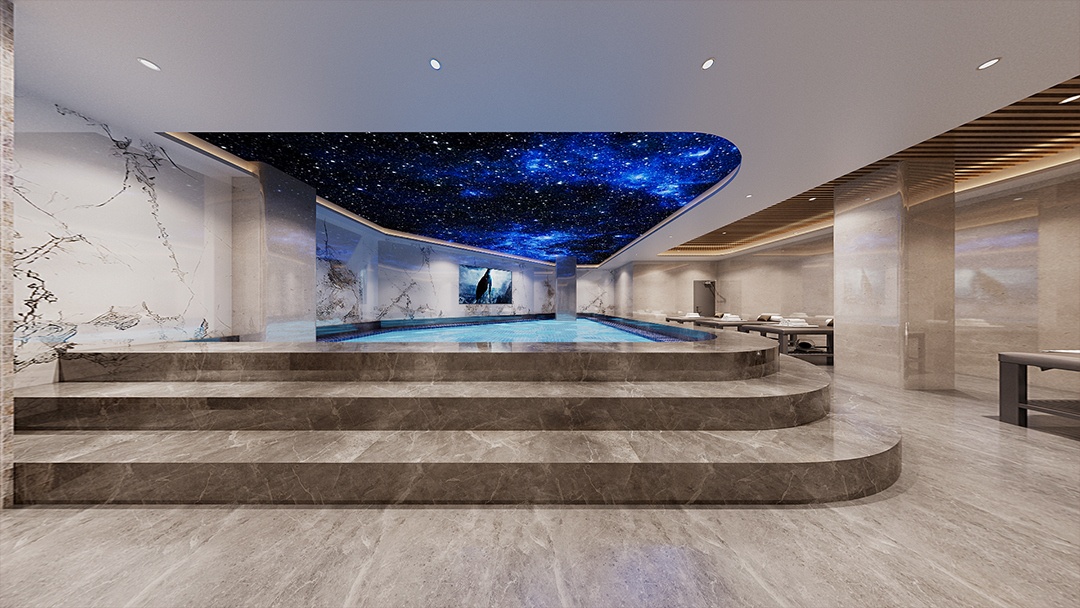 杭州現代簡約風足浴空間裝修設計