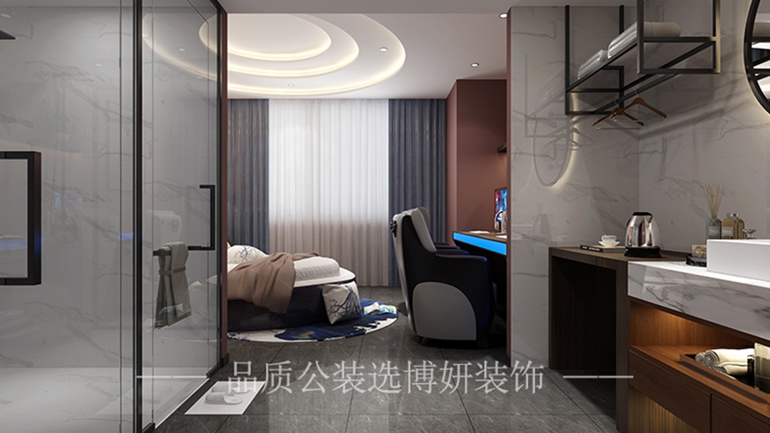 杭州潮流電競酒店裝修設計