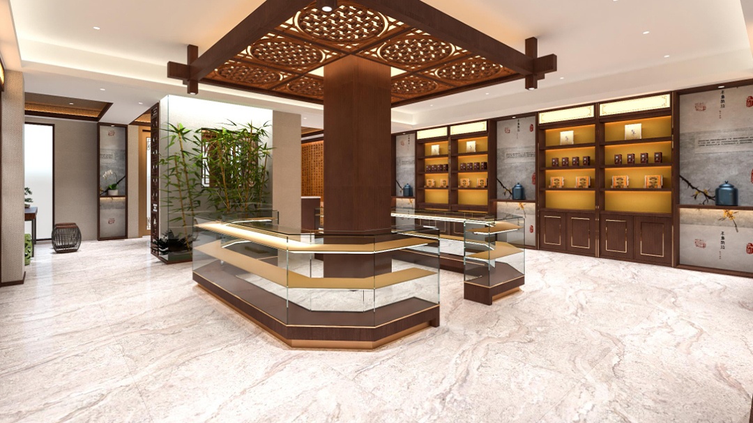 杭州極簡禪風中醫館裝修設計