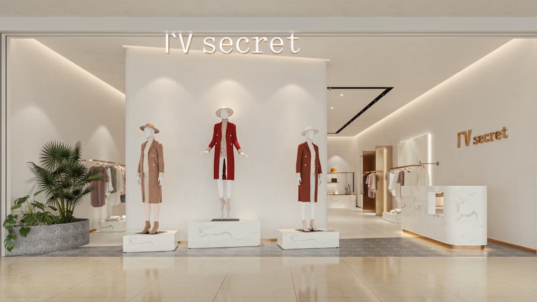 杭州輕奢女裝店裝修設計