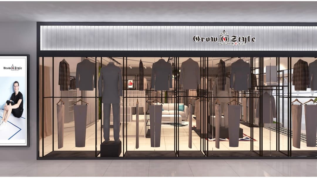 杭州高端西裝店裝修設計