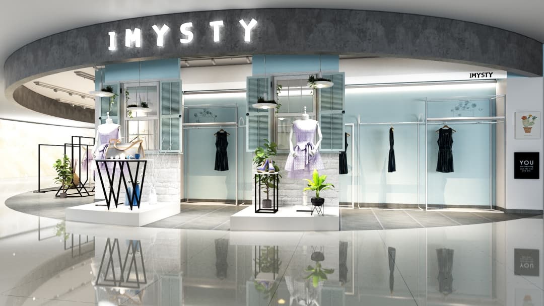 杭州設計師品牌女裝店裝修設計