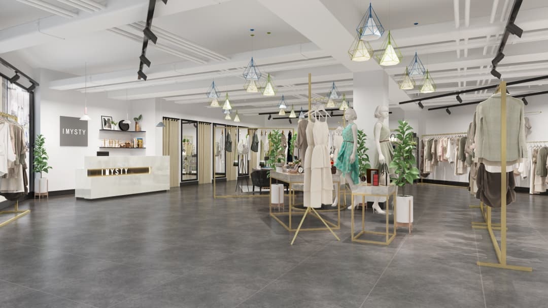 杭州定制化女裝店裝修設(shè)計