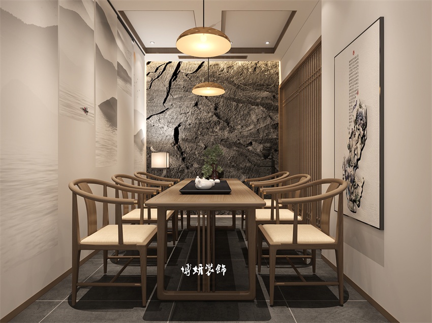 杭州茶館/新中式空間裝修：2026年茶館氛圍的設計要點