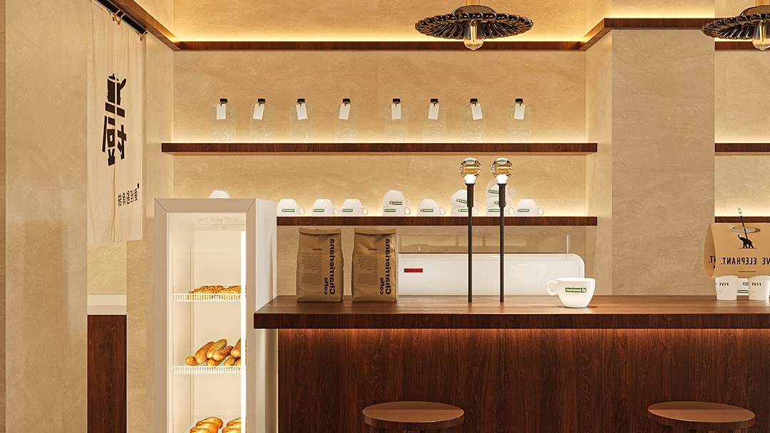 杭州ins風奶茶店裝修設計