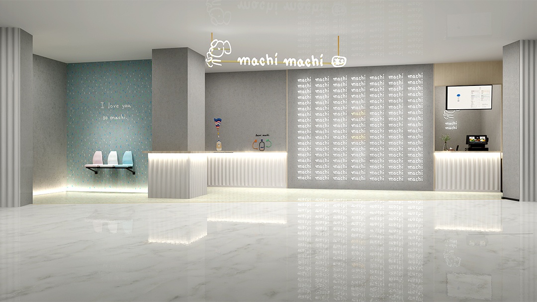 杭州極簡風奶茶店裝修設計